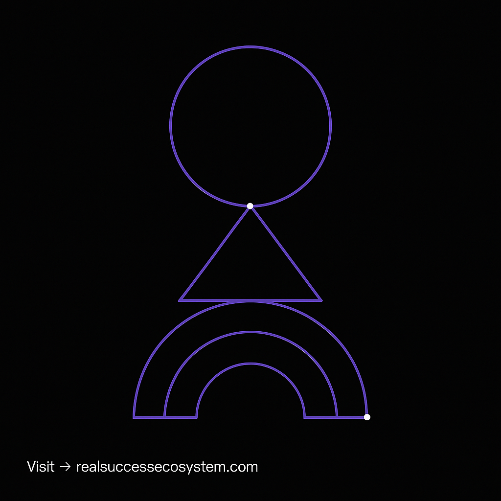 self made man rising from darkness with divine support