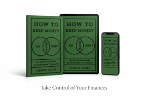 How to keep money book cover showing a clear path from confusion to control