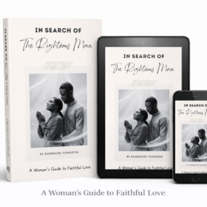 In Search of the Righteous Man book revealing the pursuit of a righteous man and faithful love