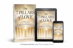 The 7 Pillars of Love book representing love as structure, depth, and emotional mastery