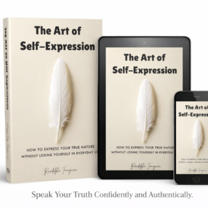 The Art of Self-Expression book cover showcasing self-expression as clarity, identity, and inner truth