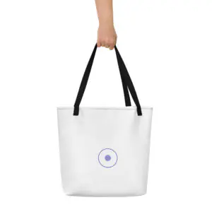 ZeroWear 5 All-Over Print Large Tote Bag
