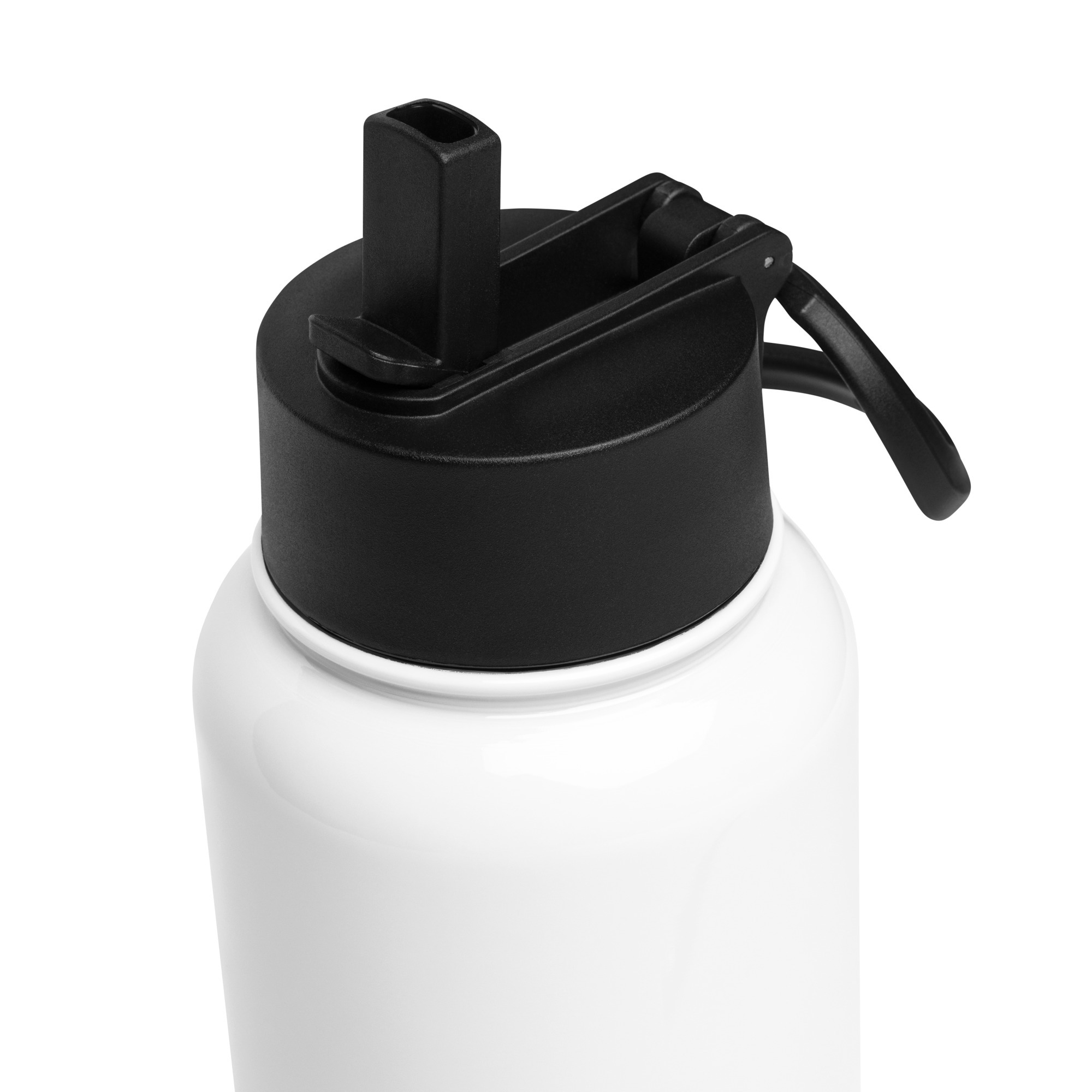Stainless steel water bottle with a straw lid 5 Stainless steel water bottle with a straw lid - Image 5