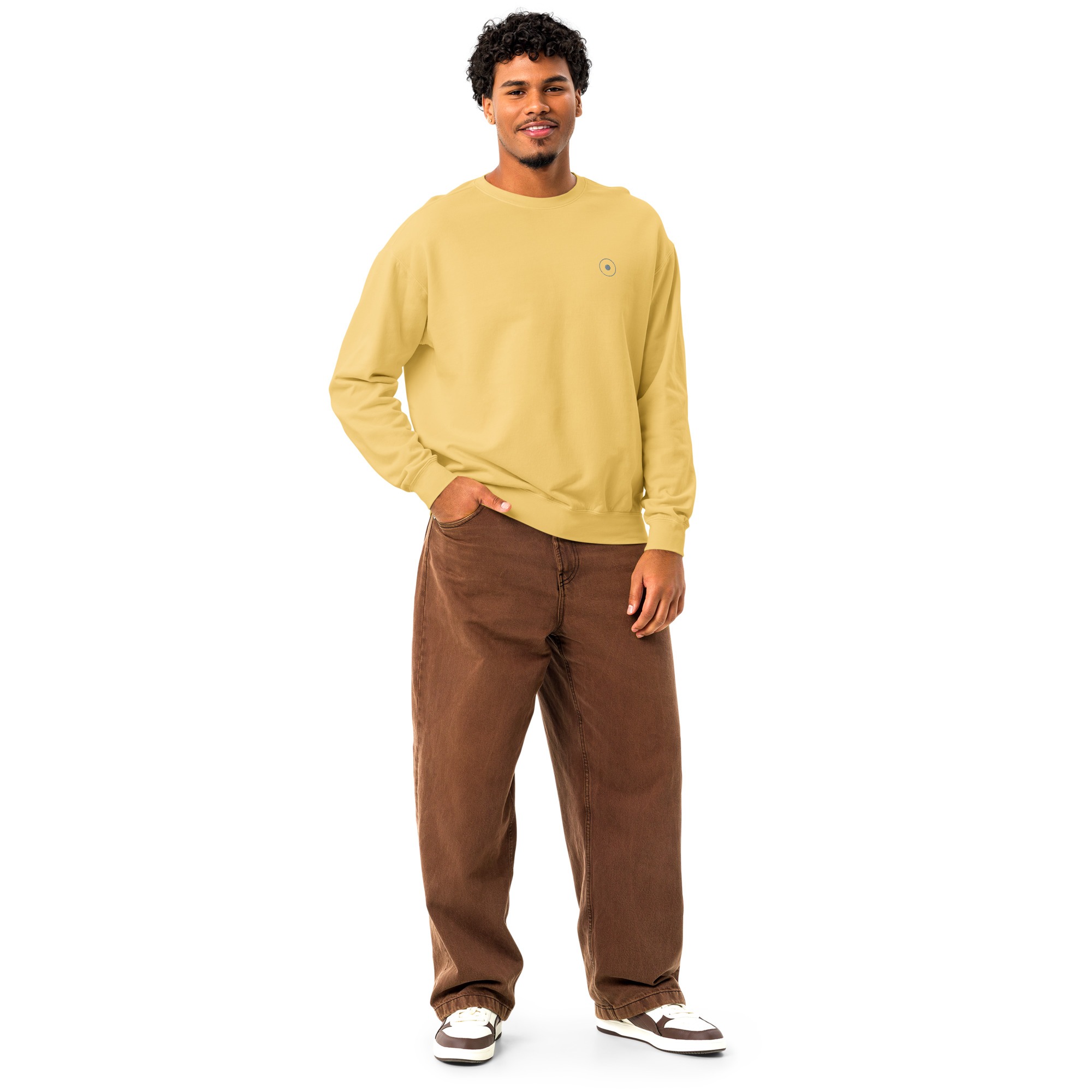 Unisex garment-dyed fleece crewneck sweatshirt 8 Unisex garment-dyed fleece crewneck sweatshirt - Image 8