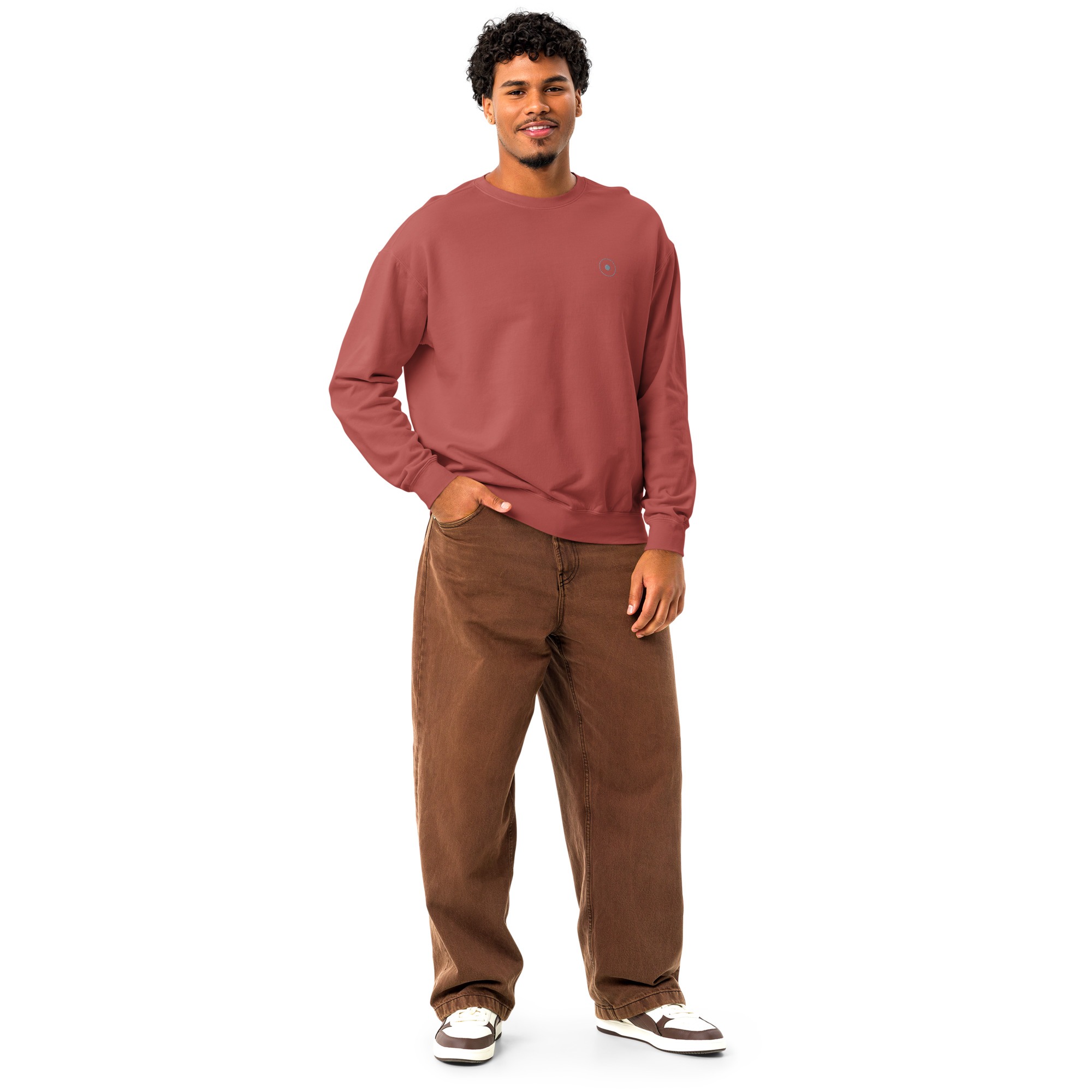 Unisex garment-dyed fleece crewneck sweatshirt 3 Unisex garment-dyed fleece crewneck sweatshirt - Image 3